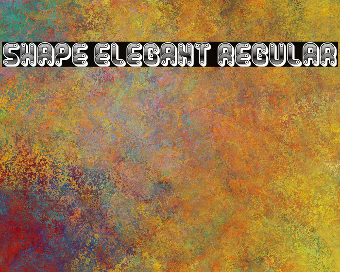 Shape Elegant Regular Example 1