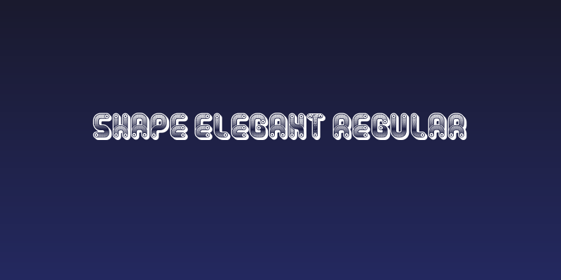 Shape Elegant Regular Social Header