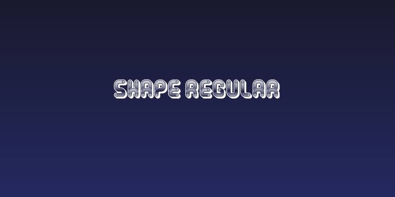 Shape Regular Social Header