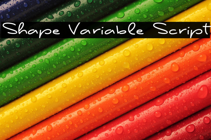 Shape Variable Script Example 1