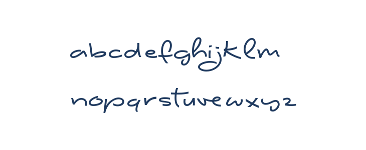 Shape Variable Script Lowercase