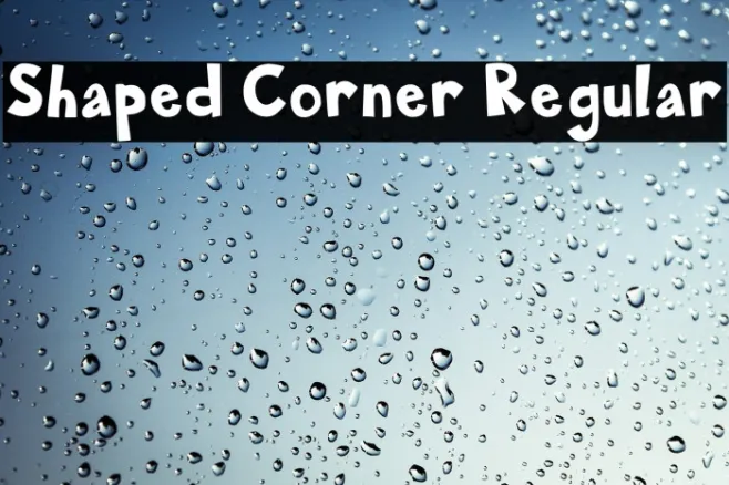 Shaped Corner Regular Example 1