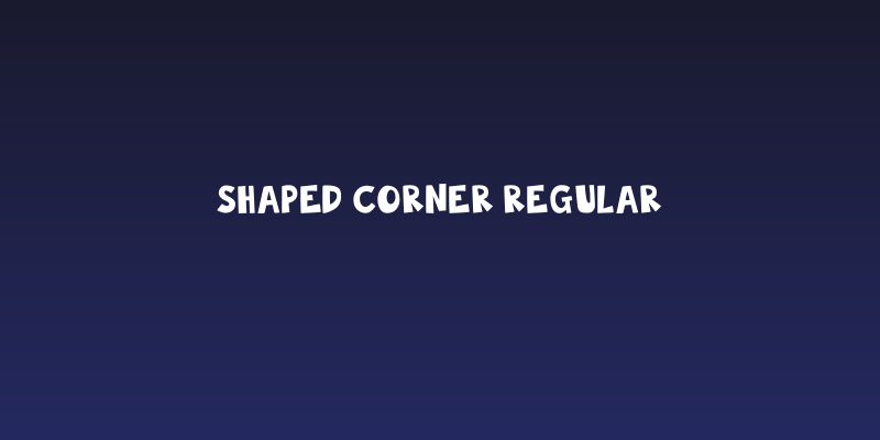 Shaped Corner Regular Social Header