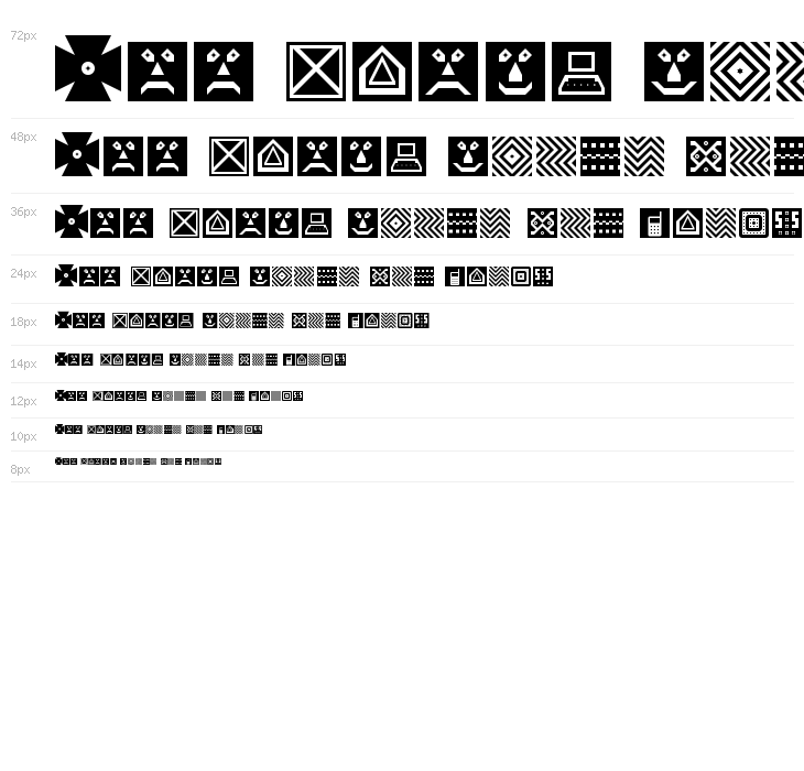 Shapes Regular Waterfall