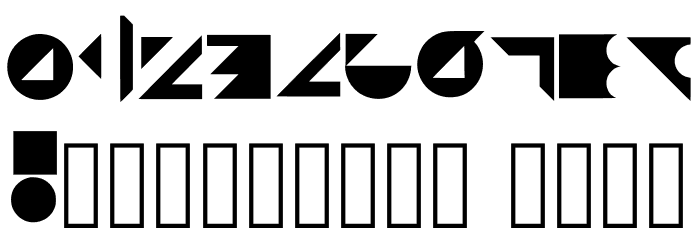 Shapeshifter Regular Font OTHER CHARS