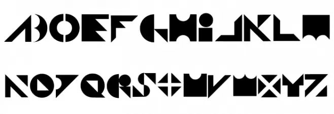 Shapeshifter Regular Шрифта ВЕРХНИЙ