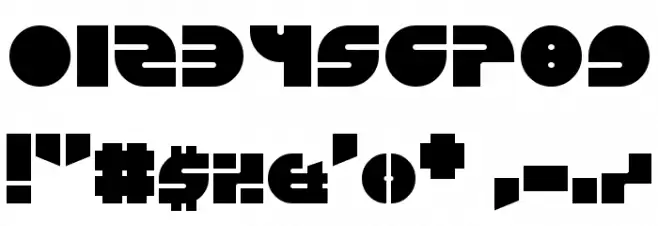 Shapeshifters Font OTHER CHARS