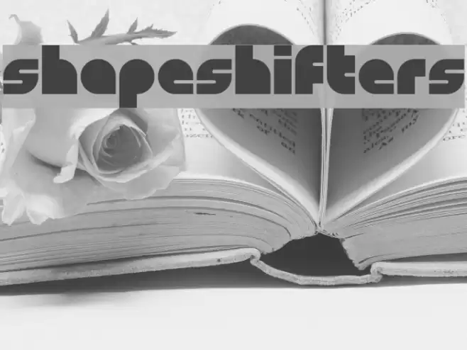 Shapeshifters Font examples