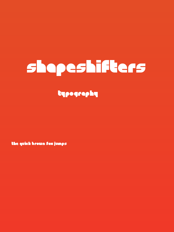 Shapeshifters Poster