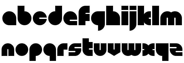 Shapeshifters Font LOWERCASE