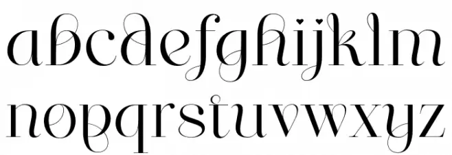 ShapingHeartDEMO Font LOWERCASE