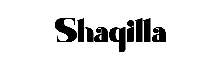 Shaqilla  Free Fonts Download