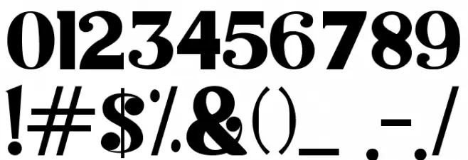 Shaqilla Font OTHER CHARS