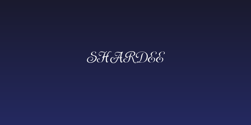 Shardee Social Header