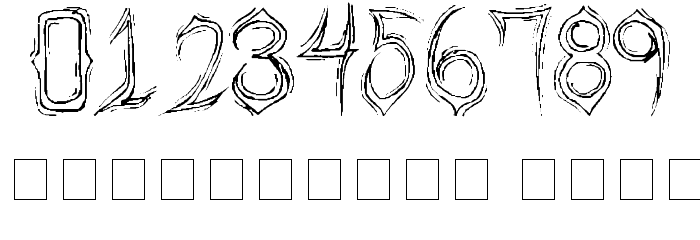 Shards Font OTHER CHARS