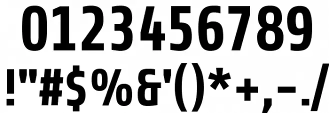 Share Bold Font OTHER CHARS