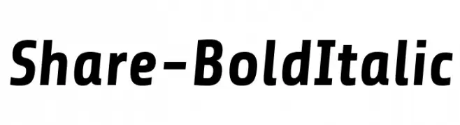 Share-BoldItalic  नि: शुल्क फ़ॉन्ट्स डाउनलोड