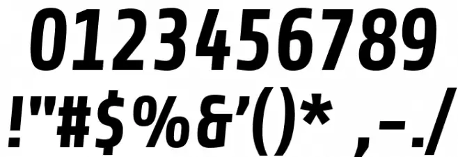 Share-BoldItalic Font OTHER CHARS