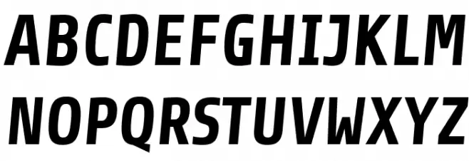 Share-BoldItalic Font Litere mari