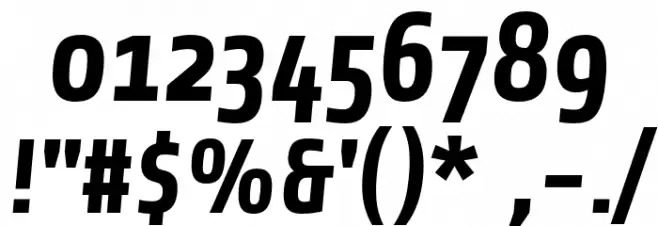 Share-BoldItalicOSF Font OTHER CHARS