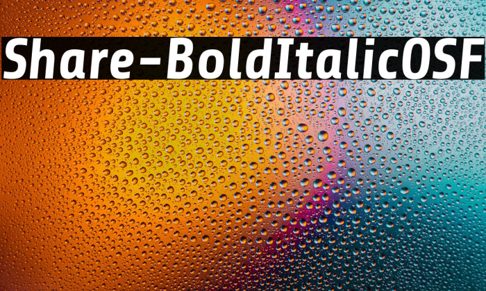 Share-BoldItalicOSF Example 2