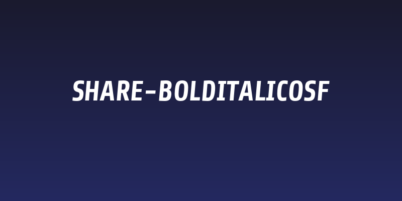 Share-BoldItalicOSF Social Header