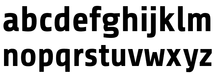 Share-BoldOSF Font LOWERCASE