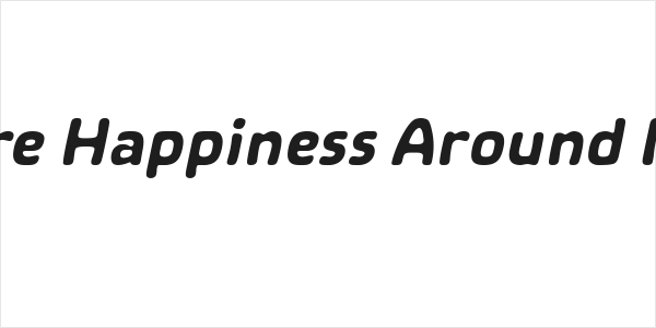 Share Happiness Around Italic Logo