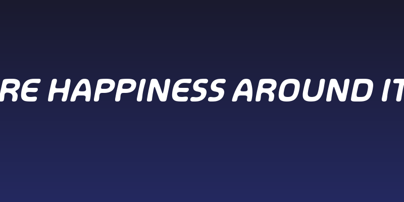 Share Happiness Around Italic Social Header