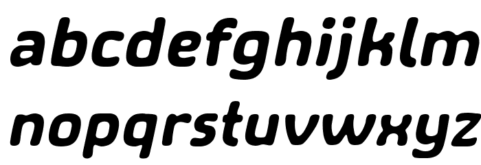 Share Happiness Around Italic Font LOWERCASE