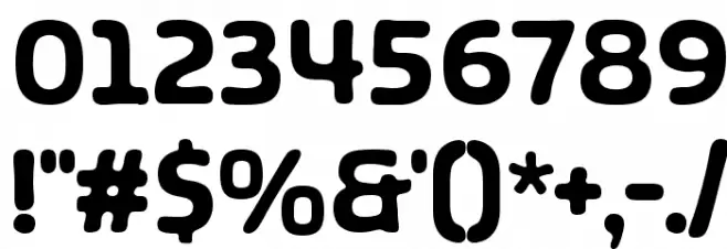 Share Happiness Around Font OTHER CHARS