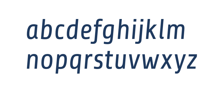 Share Italic Lowercase