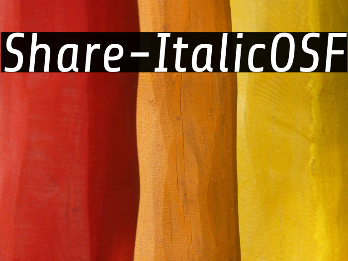 Share-ItalicOSF Example 1