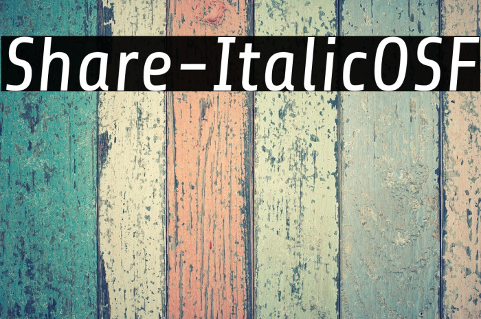 Share-ItalicOSF Example 2