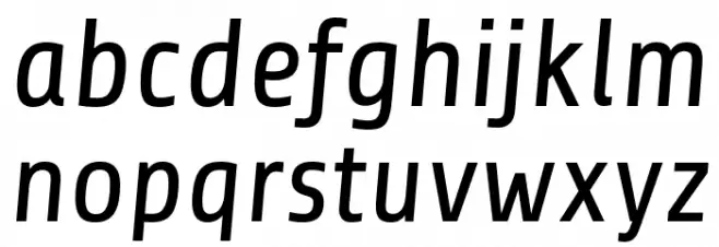 Share-ItalicOSF 字体 小写