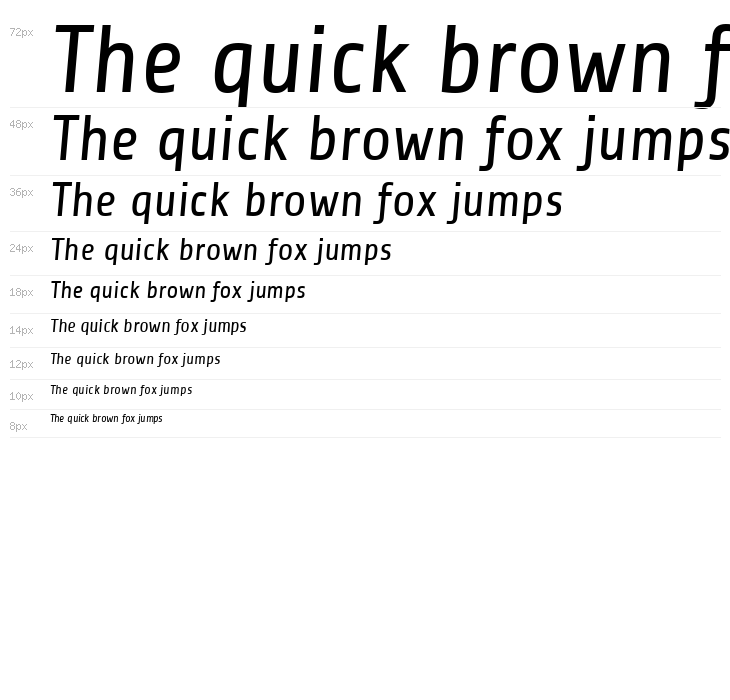 Share Italic Waterfall