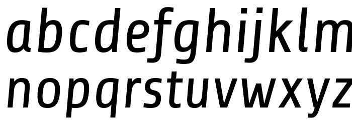 Share Italic Font LOWERCASE