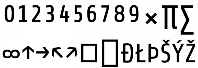 Share-RegularExp Schriftart Groß