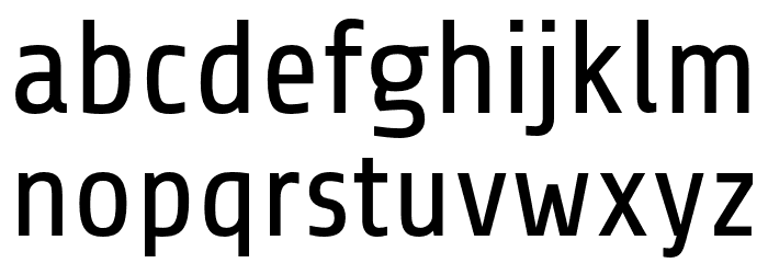 Share-RegularOSF Font LOWERCASE