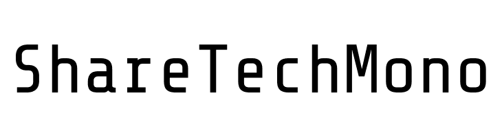 Share Tech Mono Font