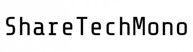 Share Tech Mono  font caratteri gratis