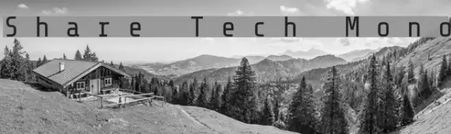 Share Tech Mono Font examples