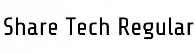Share Tech Regular  Free Fonts Download