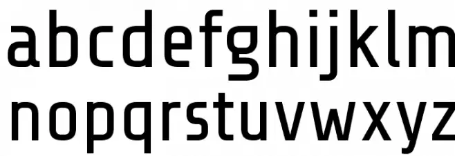 Share Tech Regular Шрифта строчной