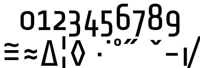 Share-TechExp Font OTHER CHARS