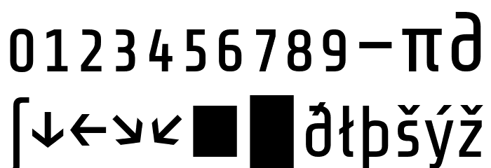 Share-TechExp Font LOWERCASE