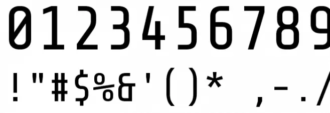 Share-TechMono Fuentes OTROS CHARS