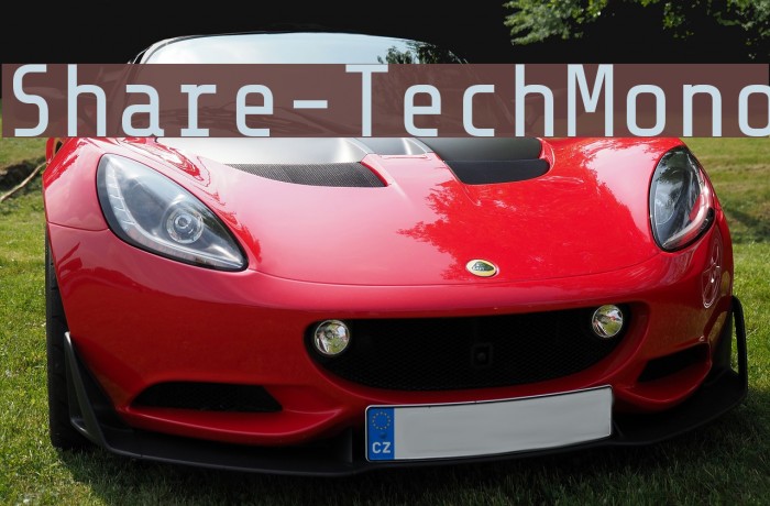 Share-TechMono Font examples