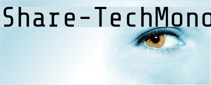 Share-TechMono Font examples