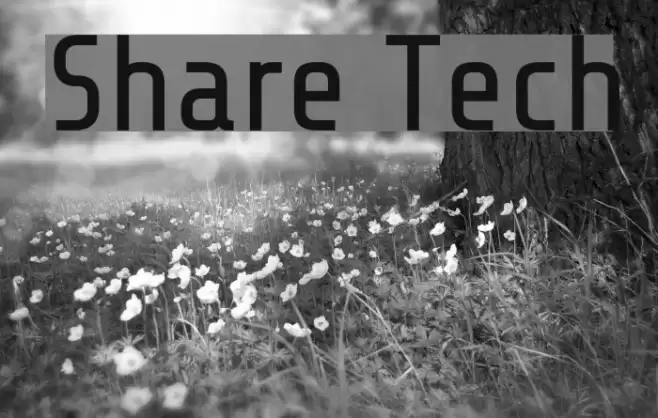 Share Tech Font examples